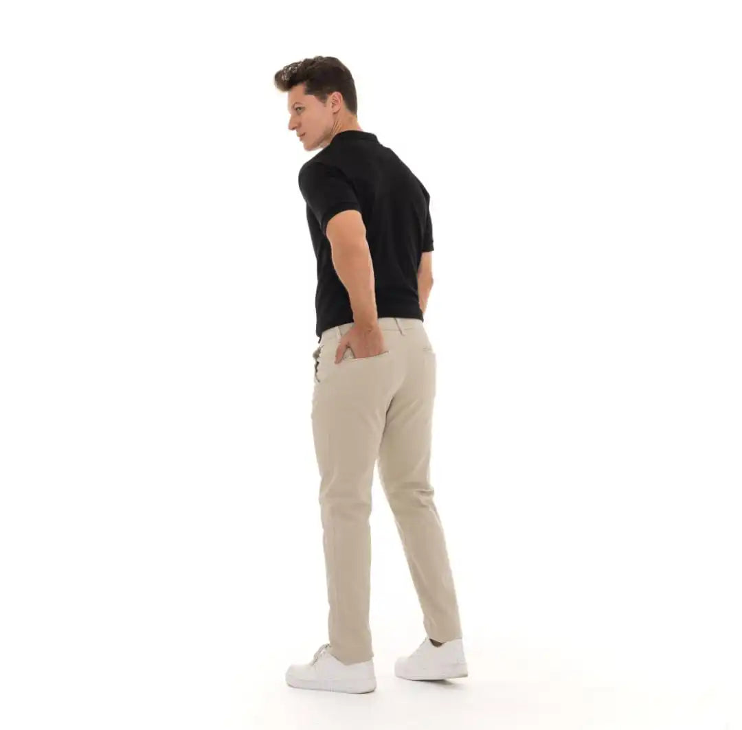 Calça Masculina Sarja Alfaiataria – Estilo, Conforto e Versatilidade